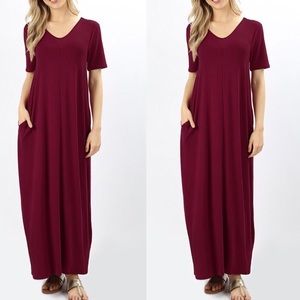 Boho Wine Dress